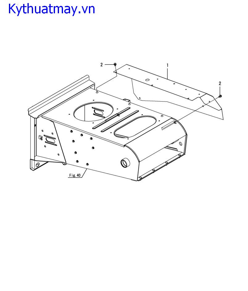 Nắp xích buồng cấp lúa